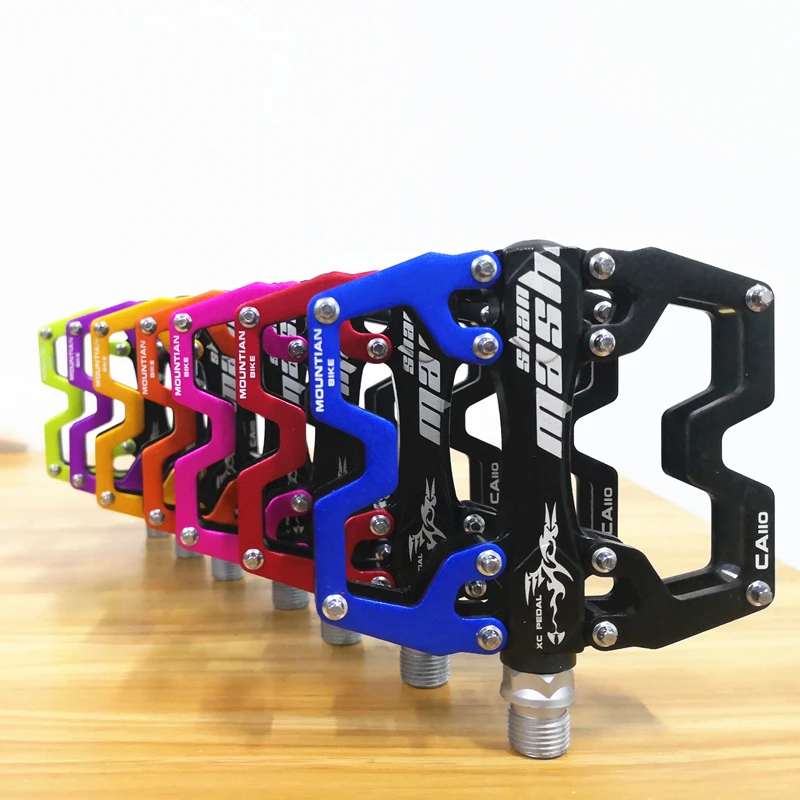 Comprar 2019 nuevo shanmashi pedales de bicicleta de aleación de aluminio CNC ultraligero ciclismo Pedal para BMX MTB Pedal ciclismo de carretera en los pedales de bicicleta