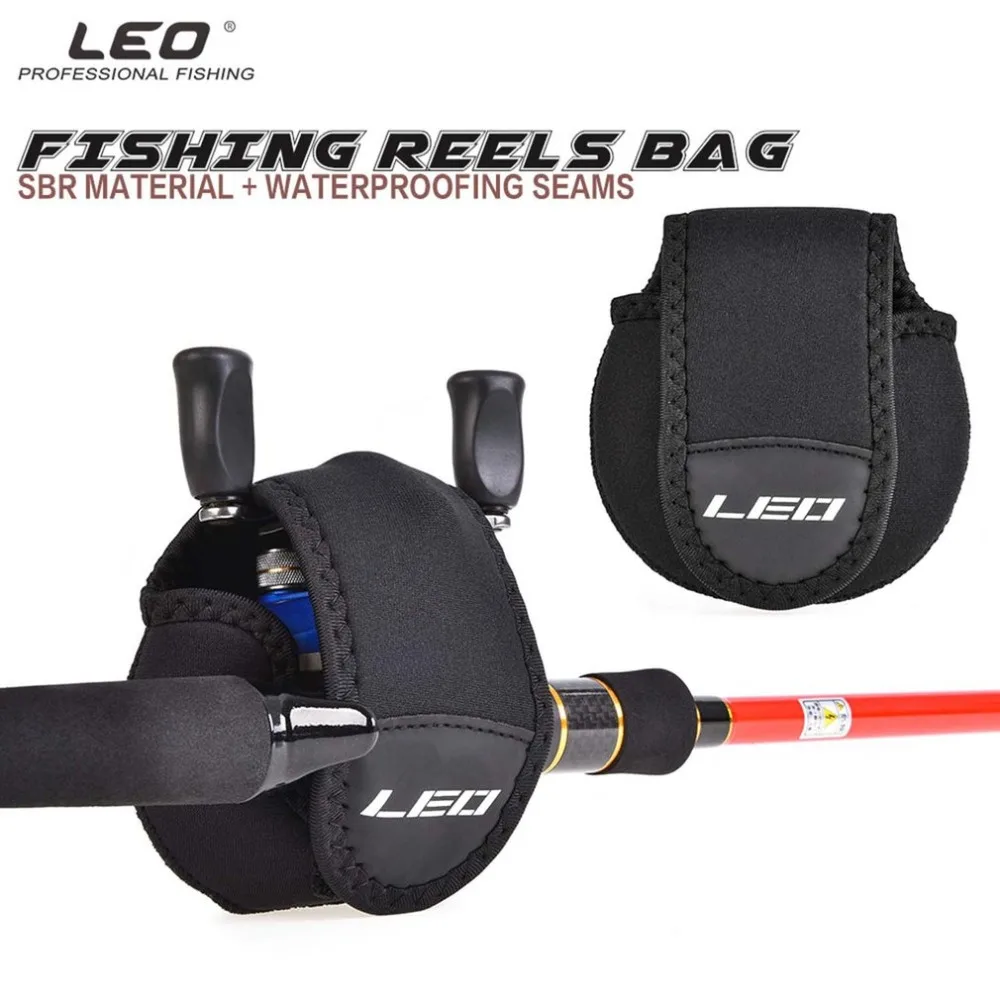 

LEO Fishing Reel Protective Reel Bag Case Cover for Drum / Spinning/ Raft Reel Fishing Storage Bag Pouch Waterproof New