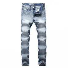 White Washed Italian Designer Men Jeans High Quality Dsel Brand Straight Fit Distressed Ripped Jeans For Men,100% Cotton B981 White Washed Italian Designer Men Jeans High Quality Dsel Brand Straight Fit Distressed Ripped Jeans For Men,100% Cotton B981