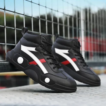 

YRRFUOT Men Casual Shoes Brand Fashion Sneakers for Man Comfortable Shoe 2019 New Leisure Footwear High Top Flat Tenis Zapatos