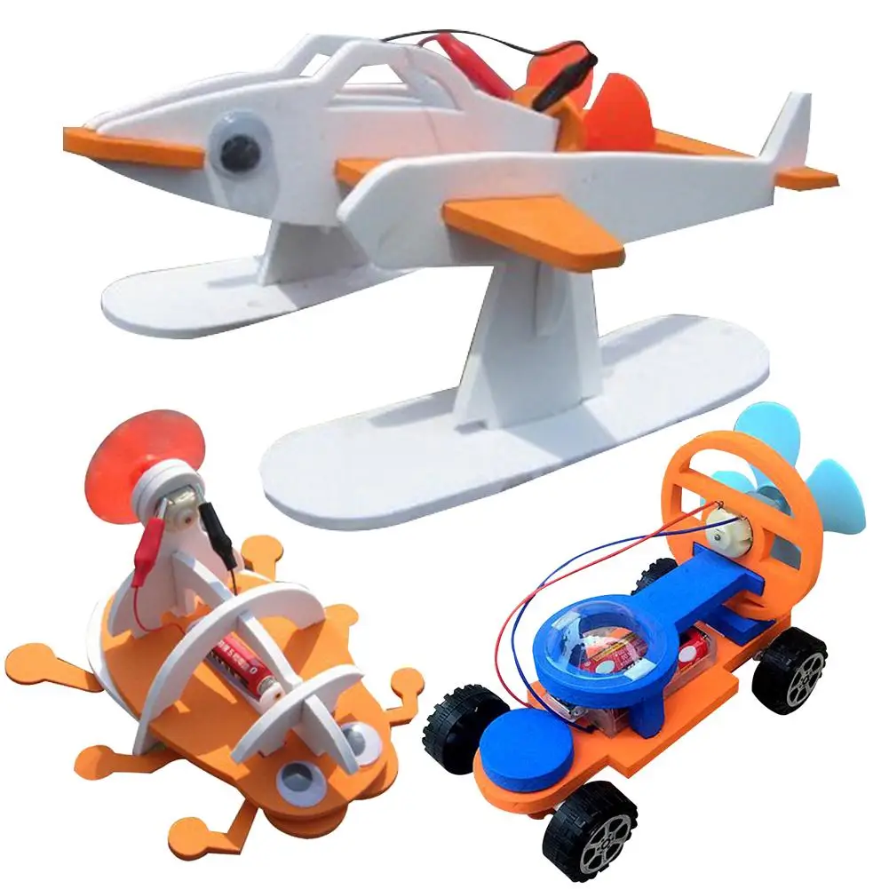 

Creative Beetle Fish DIY Assembly Amphibious Vehicle Model Education Kids Toy