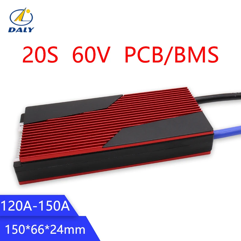 

Daly 20S BMS 60V LiFePO4 battery Management System BMS 120A 150A with high current for lithium battery