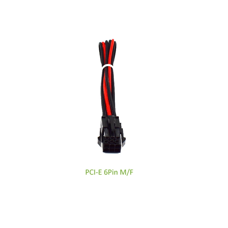 atx pcie cable nylon sleeved (3)