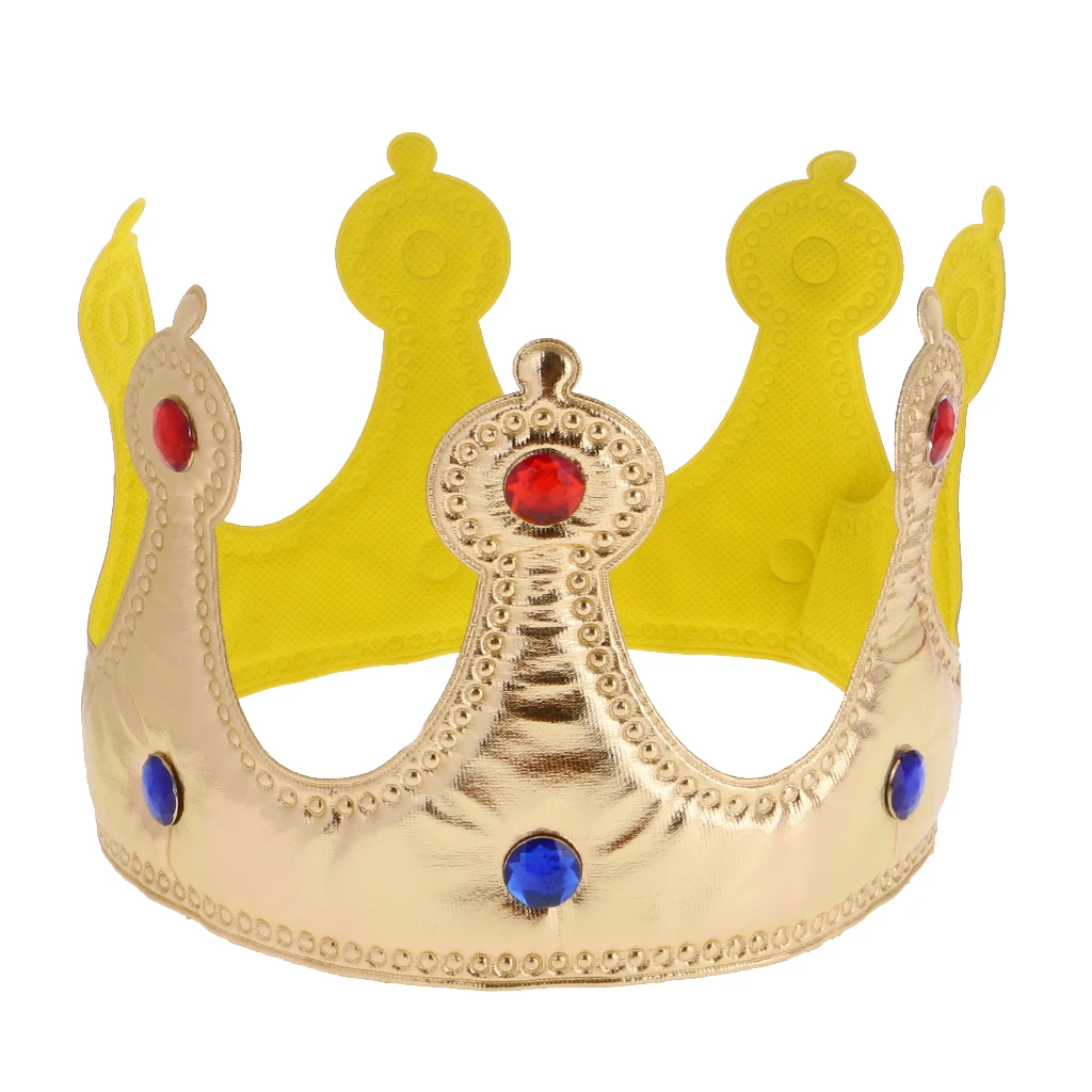Детский королевский комплект короны и скипетра, аксессуары для косплея, королевская королева, нарядное платье для мальчиков и девочек
