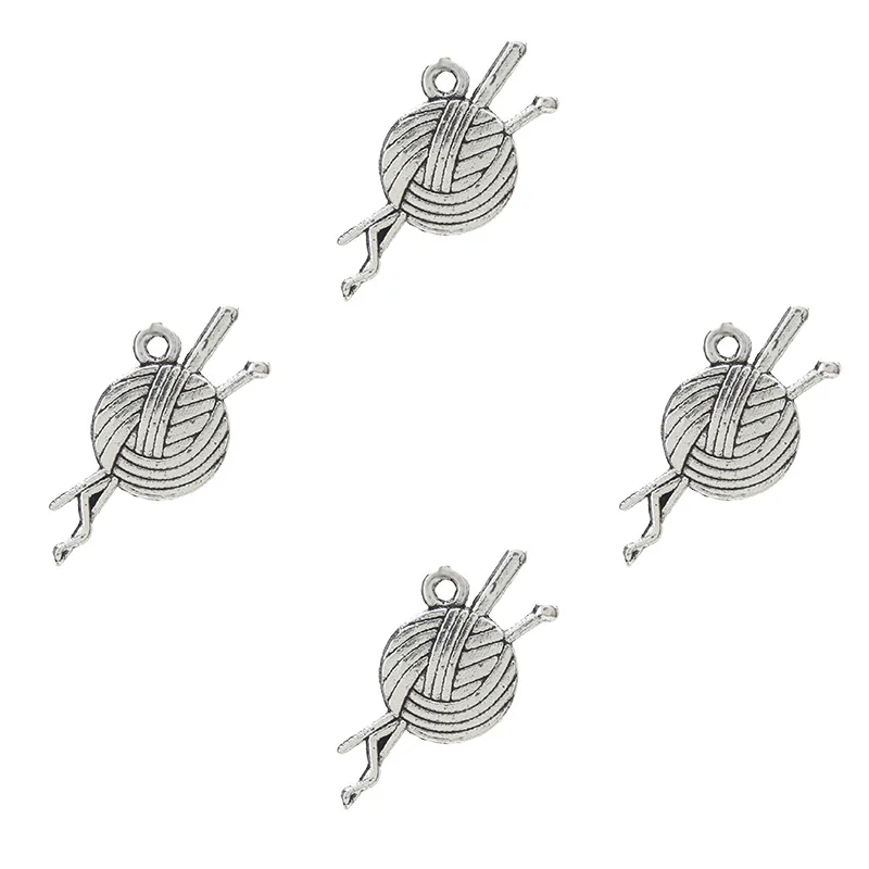 20pcs-Wool-Ball-Charms-Antique-Alloy-Pendant-Ball-of-Wool-and-Needles-Charm-For-Jewelry-Making (2)