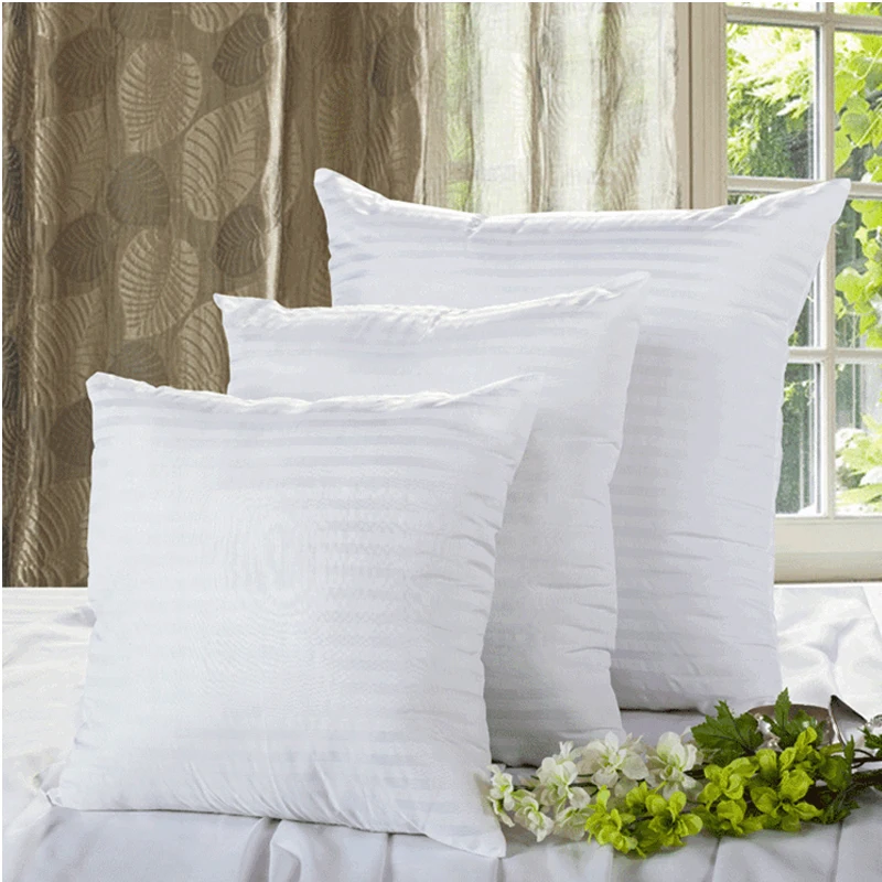 

2019New Premium Quality Cotton Filled Pillow Insert 100% Cotton Hypoallergenic Soft Square Cushion Pads Inserts Fillers Scatters