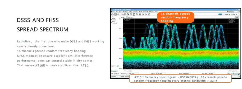 RadioLink AT10 II 2,4 Ghz 10CH RC передатчик с R12DS приемником PRM-01 модуль возврата напряжения с шейным ремешком для подарка