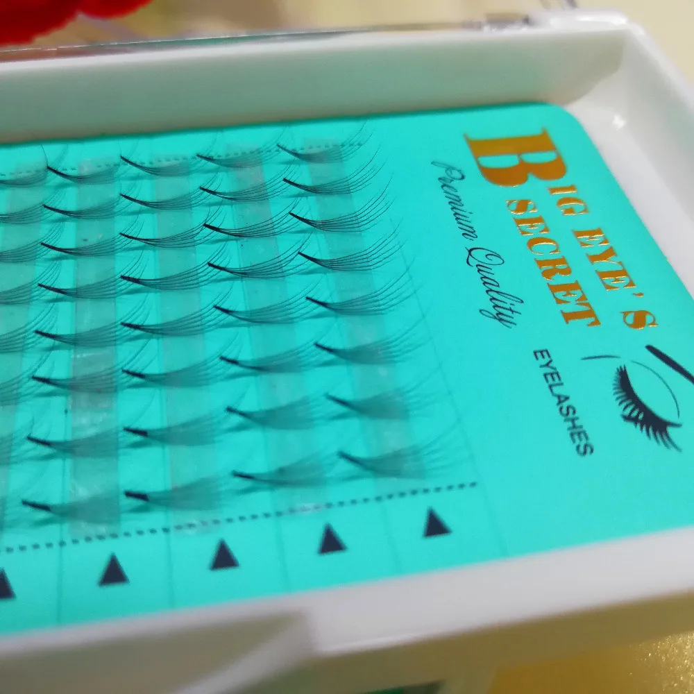 Ресницы для наращивания Big eye's secret 6D готовые ресницы увеличения объема без узла