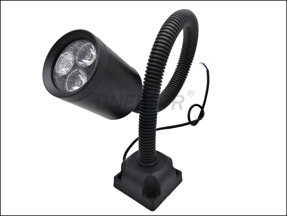 HNTD 3W TD02 DC 24V 36V 110V 220V AC LED Soft Rod Light Auminum Shell Milling Machine Lamp Work Lamp Waterproof IP65 5