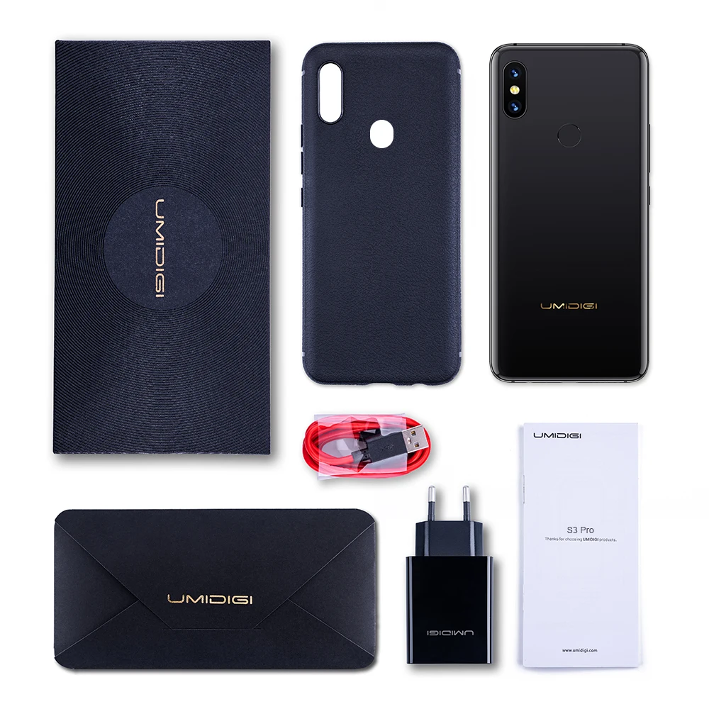 Global 4G UMIDIGI S3 Pro Android 9,0 мобильный телефон 48MP+ 12MP+ 20MP 5150mAh супер мощный 128GB 6GB 6," FHD+ NFC Dual SIM смартфон