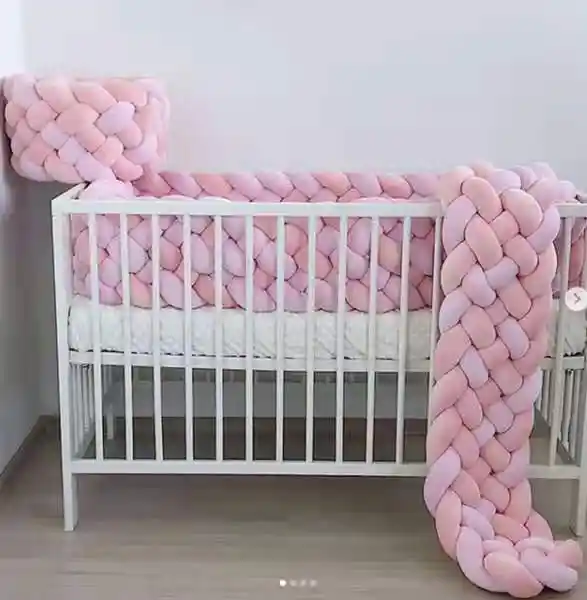 double braided crib bumper