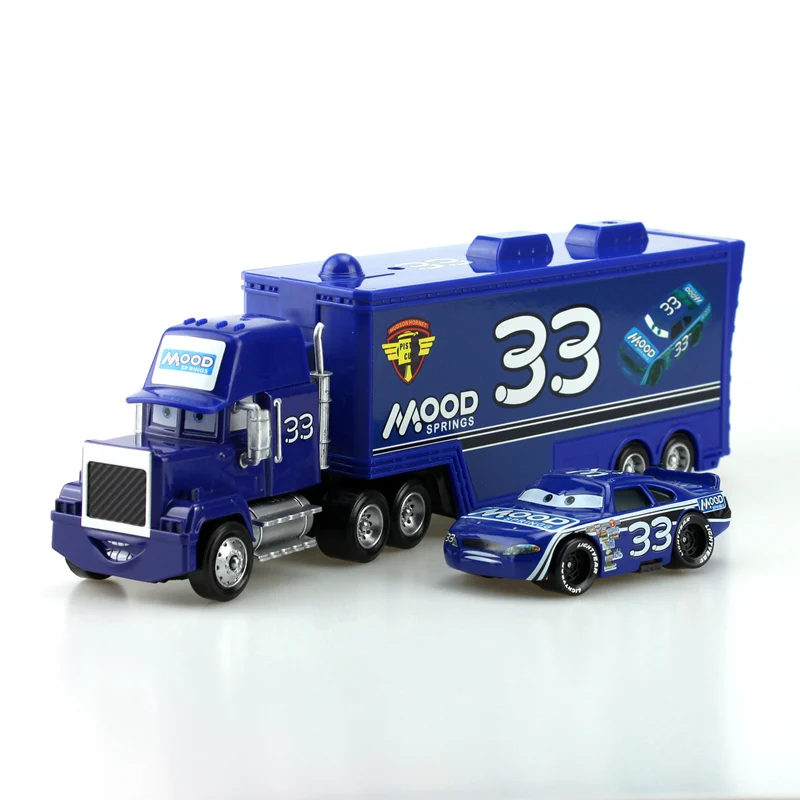 Автомобили disney Pixar 27 стилей Mack Truck+ маленький автомобиль McQueen Jackson Storm 1:55 литой под давлением металлический сплав и пластик Модель автомобиля игрушки подарок - Цвет: 13