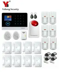 Yobang безопасности Android IOS APP сигнализация GSM домашняя безопасности Системы WI-FI Беспроводной сигнализации дома окна/двери Сенсор газа утечки