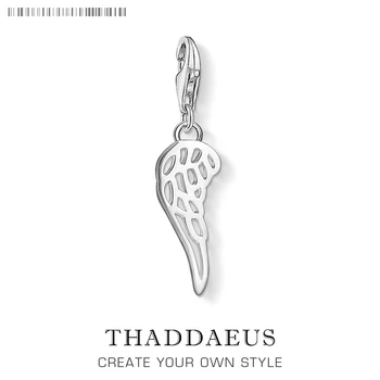 

2019 Brand New Collection Wings Pendant Charm Ts 925 Sterling Silver Fashion Gift fit Charm Bracelets Jewelry Making