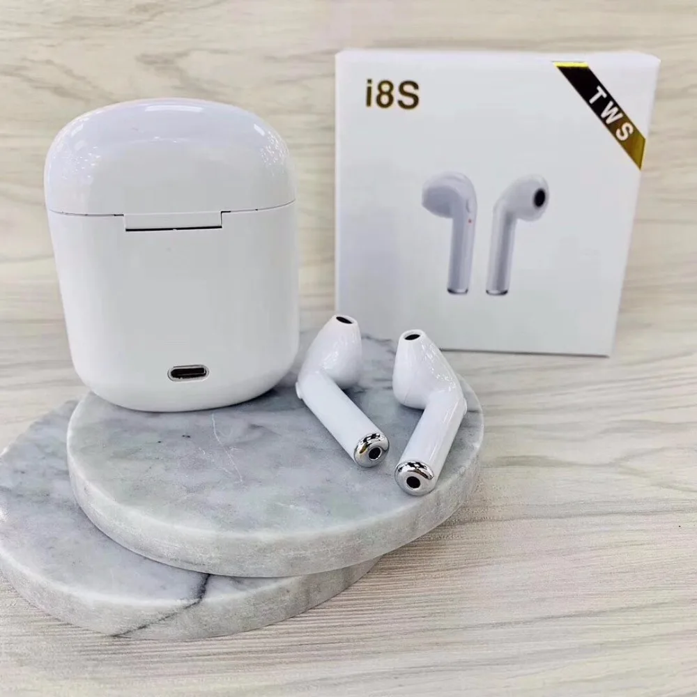 i8s TWS Wireless Bluetooth Earphone Stereo Earbud Headset Headphones