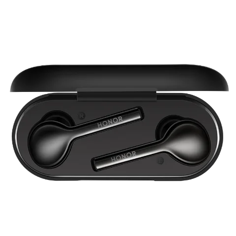 Huawei Honor Flypods Lite Беспроводные Наушники Hi-Fi водонепроницаемые IP54 управление беспроводным зарядным устройством Bluetooth 4,2 - Цвет: black