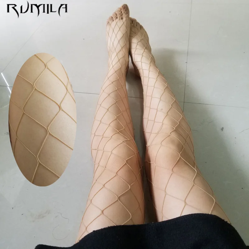 

skin red SEXY women high waist fishnet stocking fishnet club tights panty knitting net pantyhose trouser mesh lingerie TT016