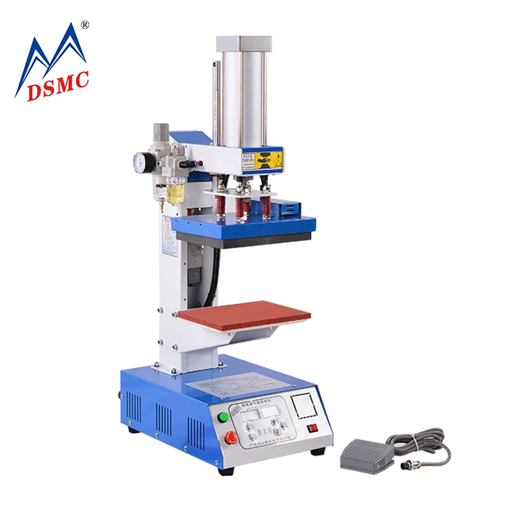 Perfect Hot Automatic heat press leather logo embossed hot stamping New machine 8x10cm 2