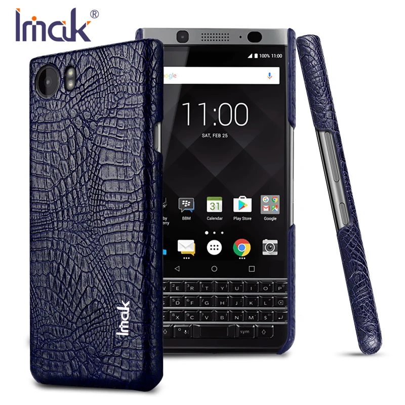 Original Imak for BlackBerry KEYone Case Cover Crocodile Pattern PU