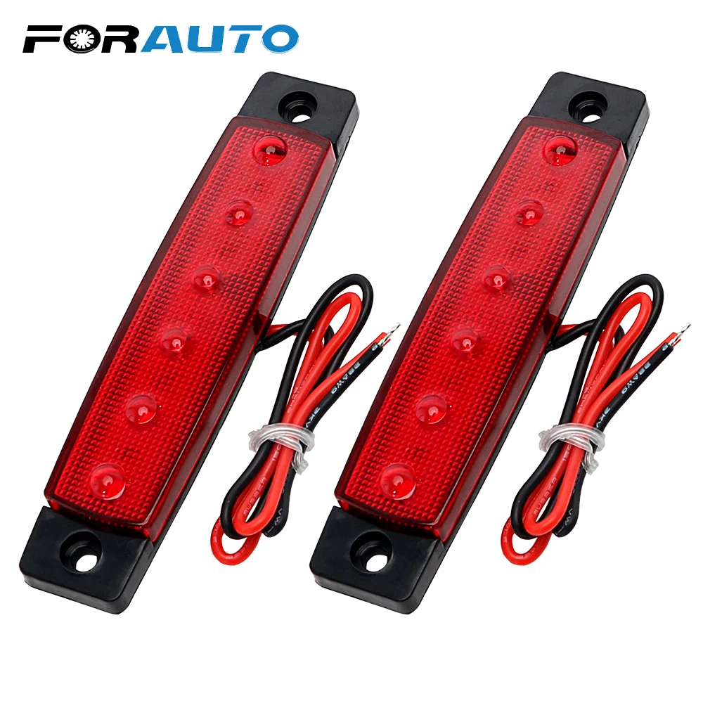 FORAUTO 1 пара автомобилей указатели поворота Стоп сигналы 12 SMD СВЕТОДИОДНЫЙ