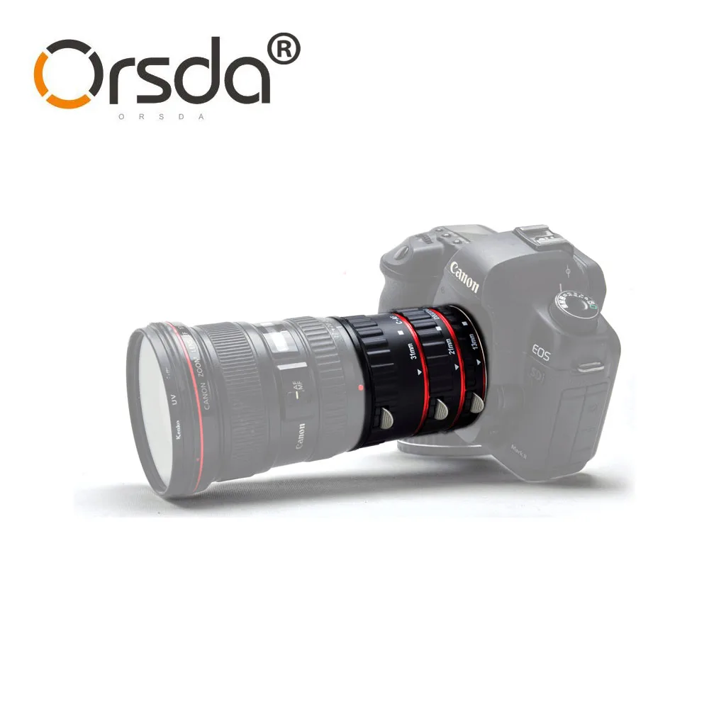 

Auto Focus Close Up Ring Adapter Macro Shooting Extension Tube for Canon 5DII 70D 700D 100D The camera adapter ring The close-up