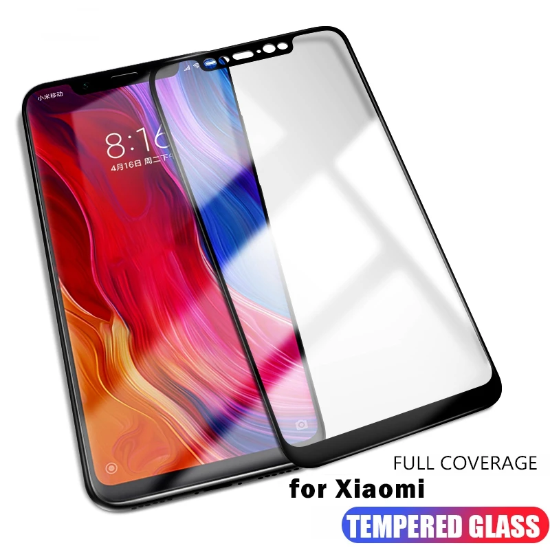 الزجاج المقسى على ل xiaomi 8 mi 8 لايت واقي للشاشة ksio mi mi 8 لايت ضوء xio mi 8 xiaom tremp xiaomei طبقة رقيقة واقية