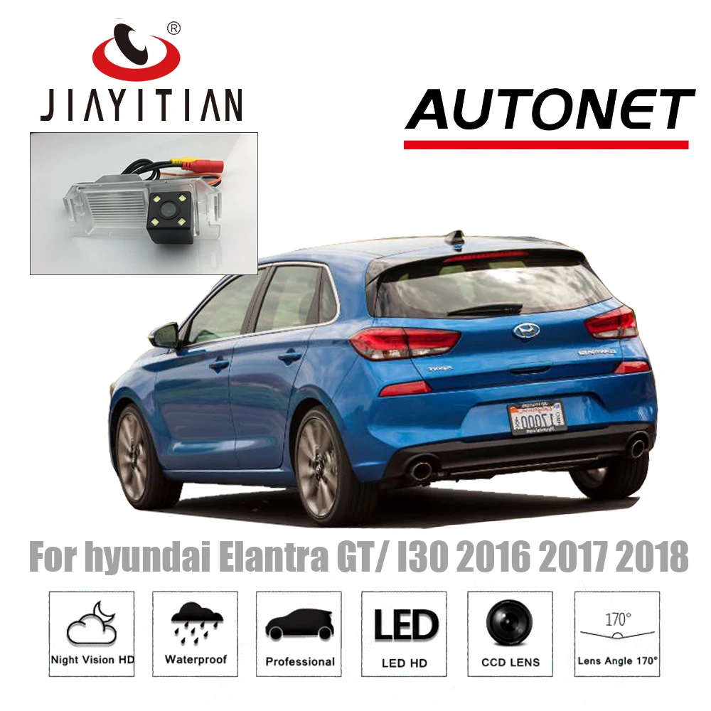 JiaYiTian камера заднего вида для hyundai Elantra GT/I30 CCD ночное видение резервная система парковки номерной знак камера