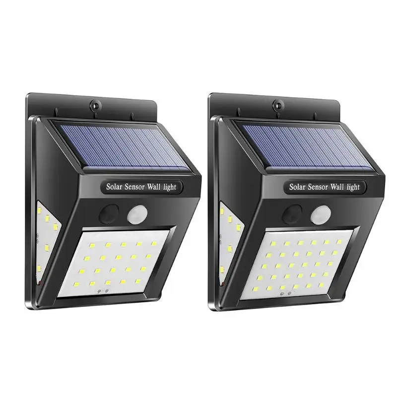 30/40 LED наружная Солнечная настенная лампа PIR датчик движения водонепроницаемый