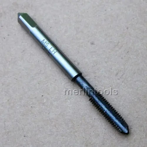 

M5 x 0.8 Metric HSS Left hand Thread Tap