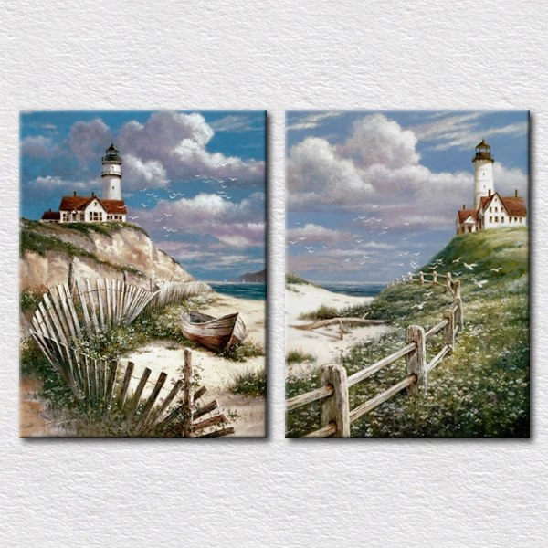 

Fresh island painting for bedroom wall decoration modern canvas painting pictures on the wall special gift