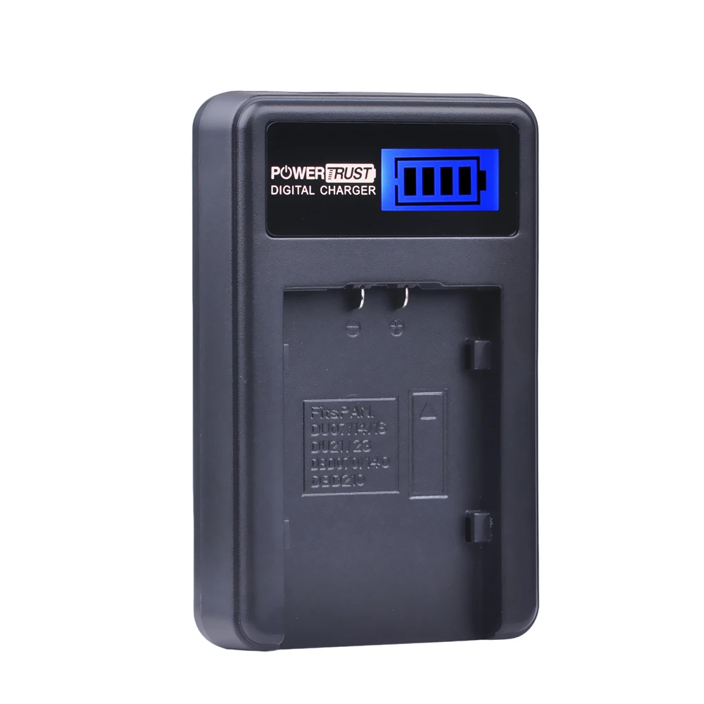 PowerTrust 2 шт. 7.2в CGA DU14 CGADU14 батарея для камеры + ЖК Зарядное устройство USB Panasonic DU06 DU07 NV