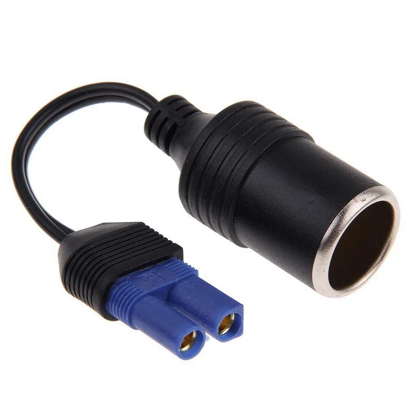 

Mayitr 1pc Clip-On Cigarette Lighter Adapter Pro EC-5 Cigarette Lighter Socket Adaptor For 12V Car Emergency Jump Starter