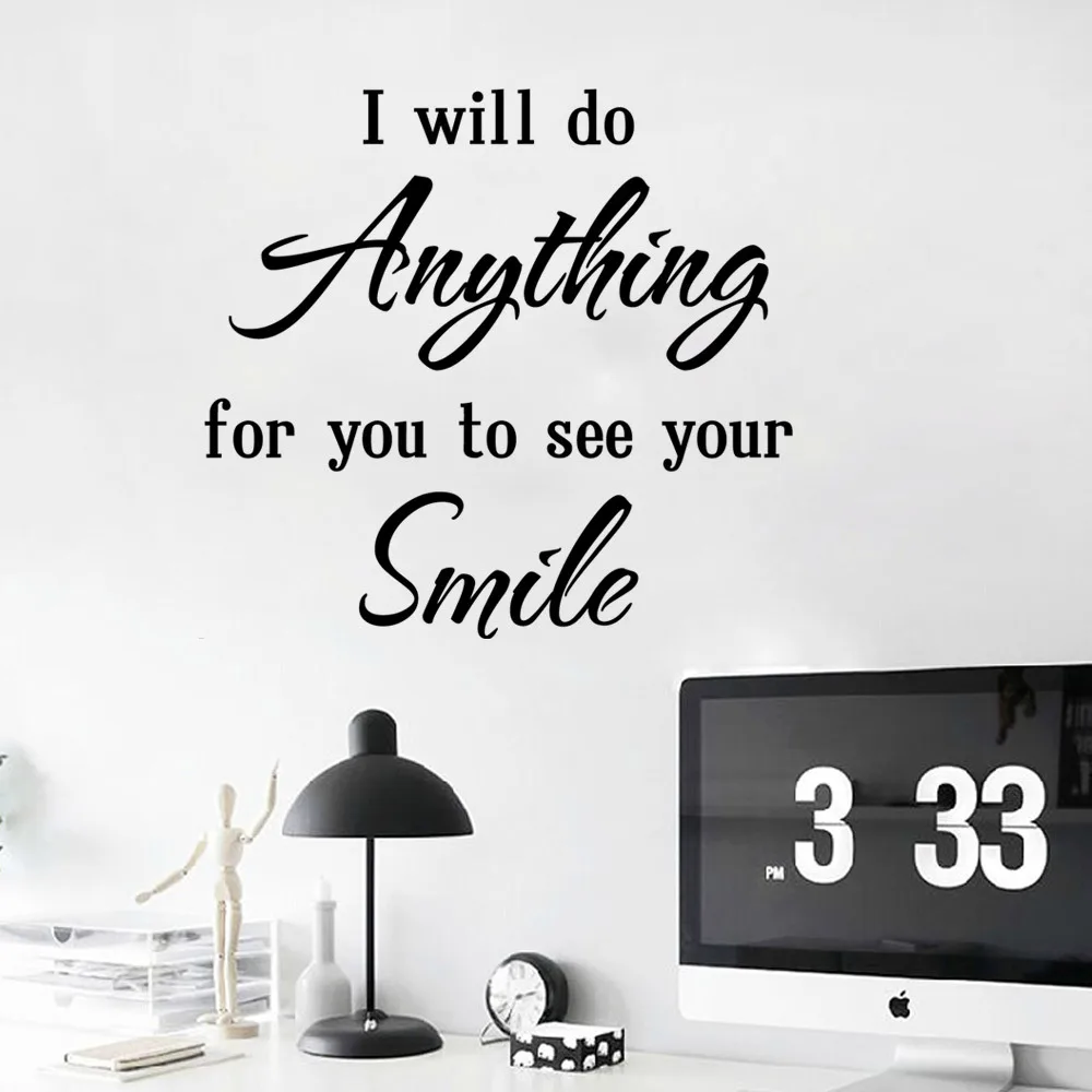 Free Shipping Diy Vinyl Love Freedom English Proverbs Creative