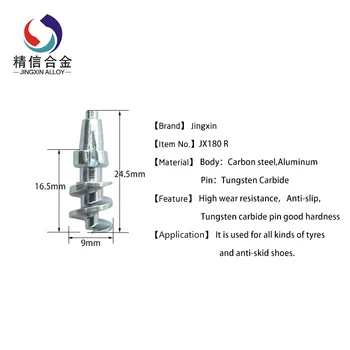 

factory carbide screw tire studs / winter studs/ ice studs JX180R/20PCS