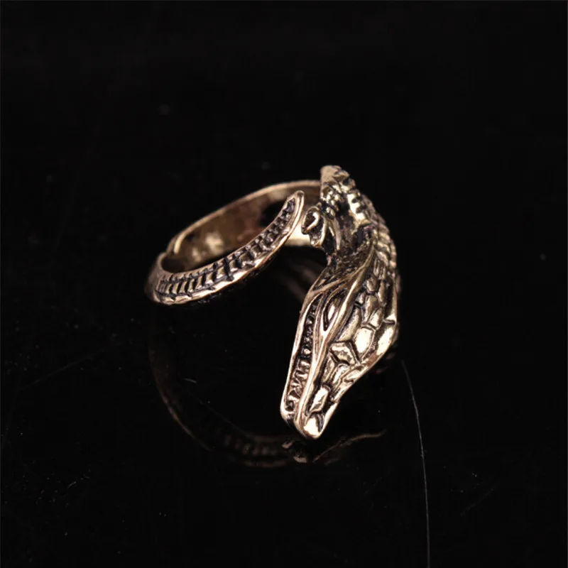 Новое модное кольцо в виде крокодила Anillo Hombre крутые кольца с изображением