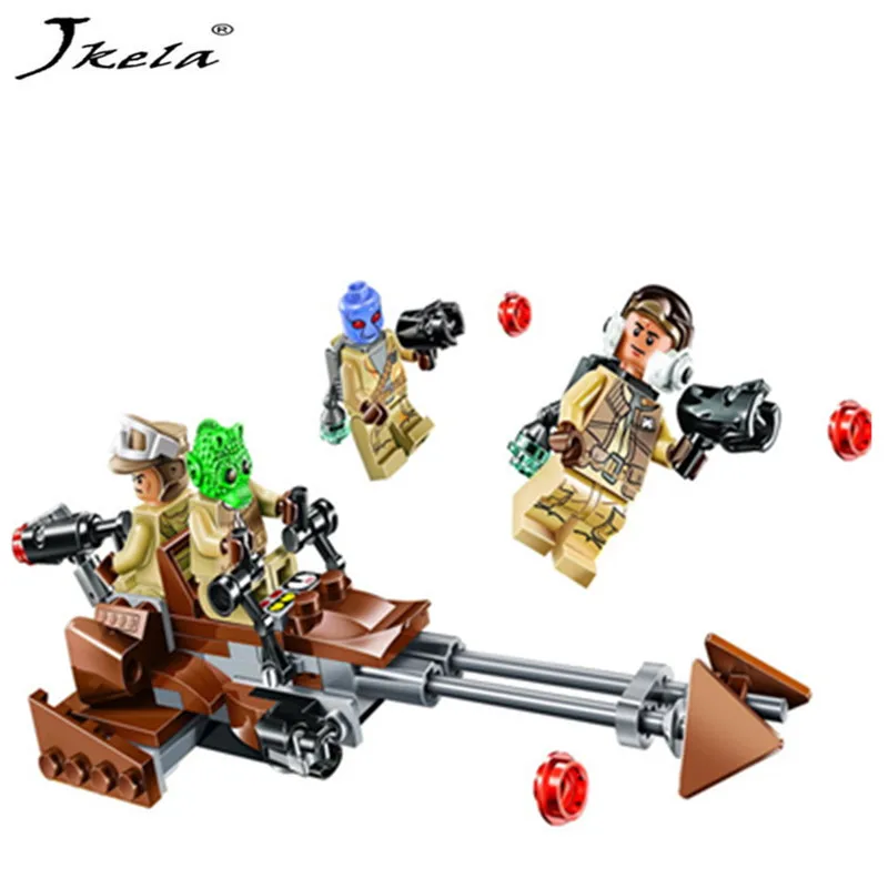 

[New] Star Wars Force Awakens Rebel Alliance Battle Pack Action Building Blocks Bricks toy Compatible block toys Starwars