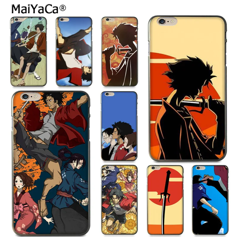 

MaiYaCa Samurai Champloo Pattern Style Luxury phone Accessories Shell Case for iPhone 8 7 6 6S Plus X 10 5 5S SE 5C case Coque