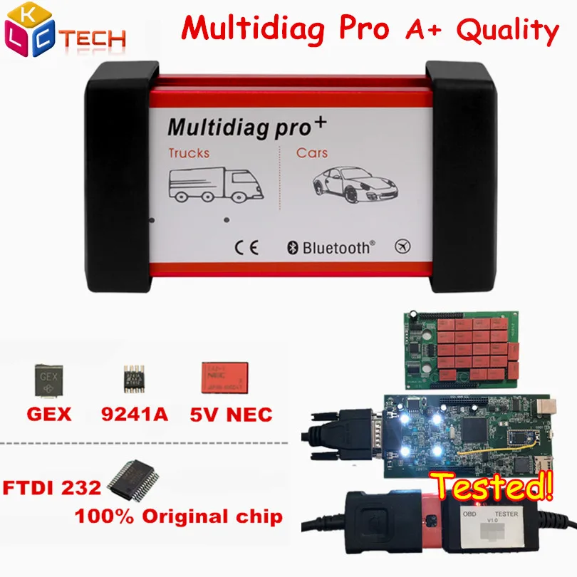 A + качественный новый TCS OBDIICAT 150 AS Multidiag Pro V3.0 MVD 2016 00/2017 1 SW BT 2016.R1 диагностический