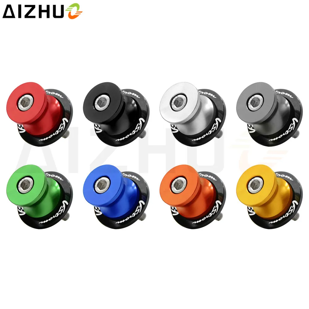 For Suzuki V-Strom 650 V-Strom1000 1000 Motorcycle Swingarm Slider Spools 8mm CNC Aluminum Stand Screws | Автомобили и мотоциклы