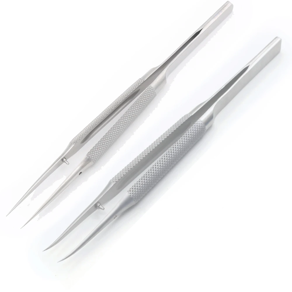 

Titanium Alloy Tweezers 0.15mm Edge Precise Fingerprint Professional Fly Line Picker Tweezers Straight Bend For iPhone Repair