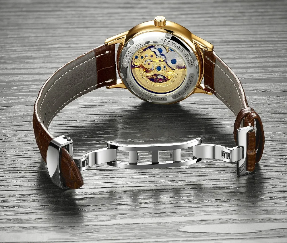 Kobiet zegarka роскошные мужские наручные часы с драконом и Фениксом женские Полые светящиеся гравировальные автоматические механические часы золотые часы