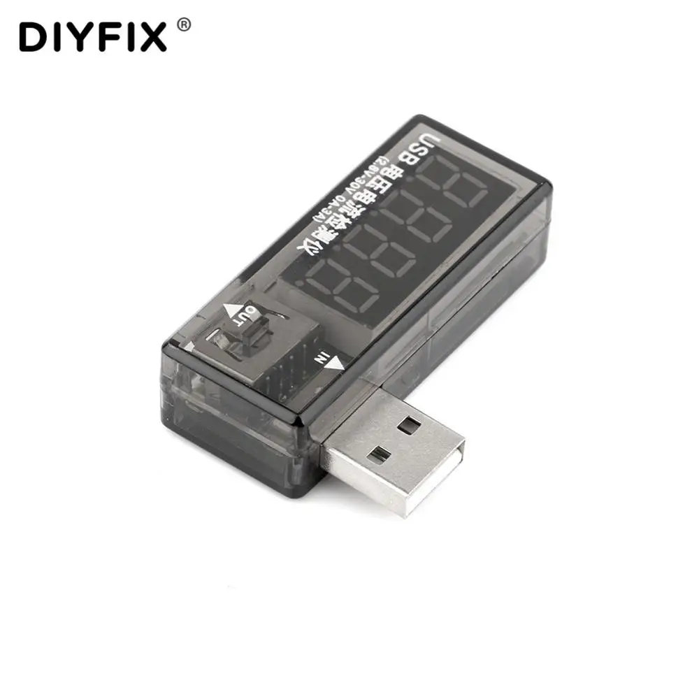 USB тестер цифровой вольтметр постоянного тока измеритель напряжения и амперметр