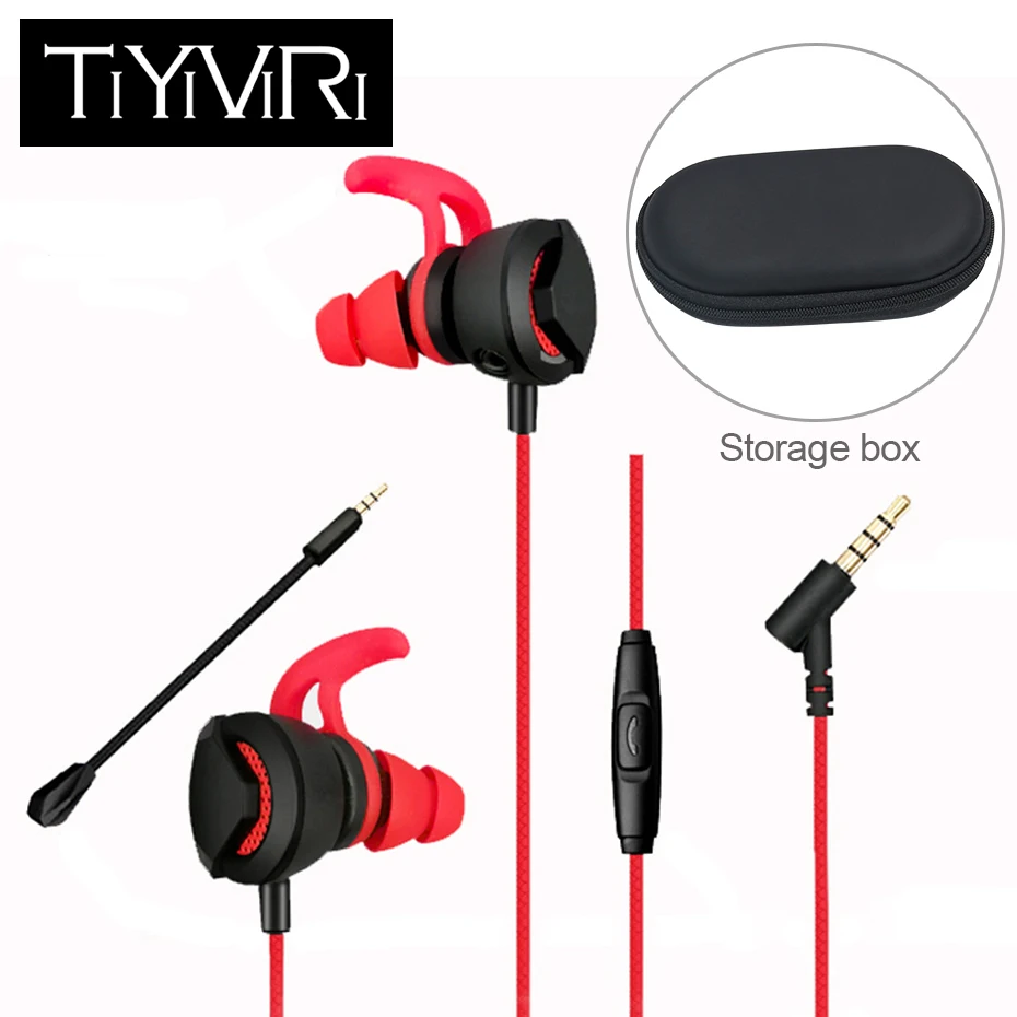 

Wired Gaming Headset Running Earphone 3.5mm Sports Running Headphone Sweatproof Headset with Microphone sport running stereo