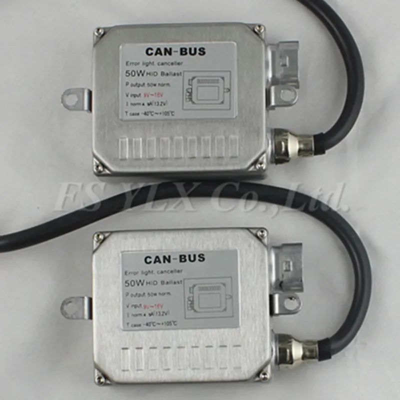 FSYLX Горячие canbus 50/55w hy-lux canbus балласт для HID xenon комплект H11 H7 h4 HB4 HB3 D2S воспламенитель блоки балласт