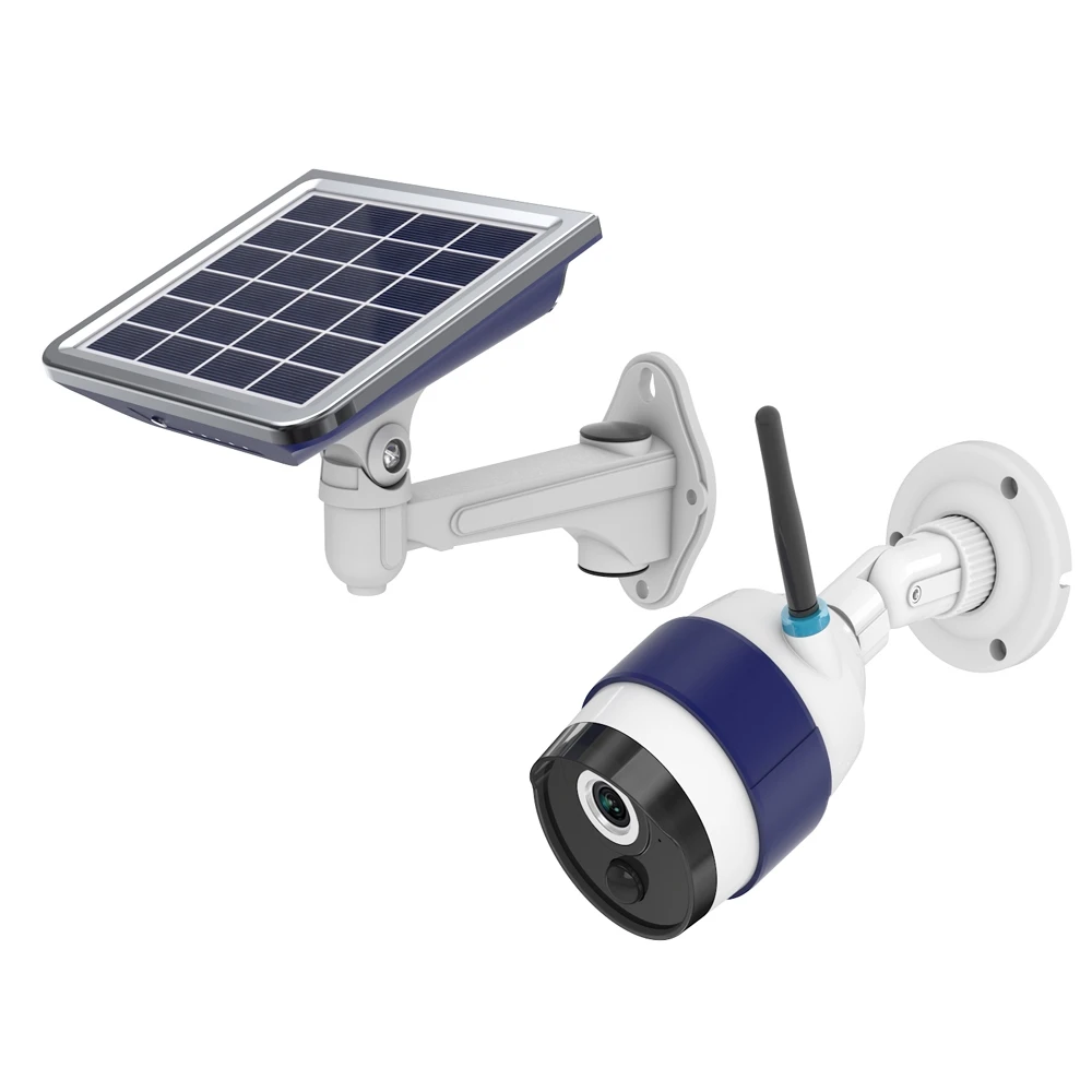 (1set)720P Solar Mobile WiFi PIR Camera with Infrared LED