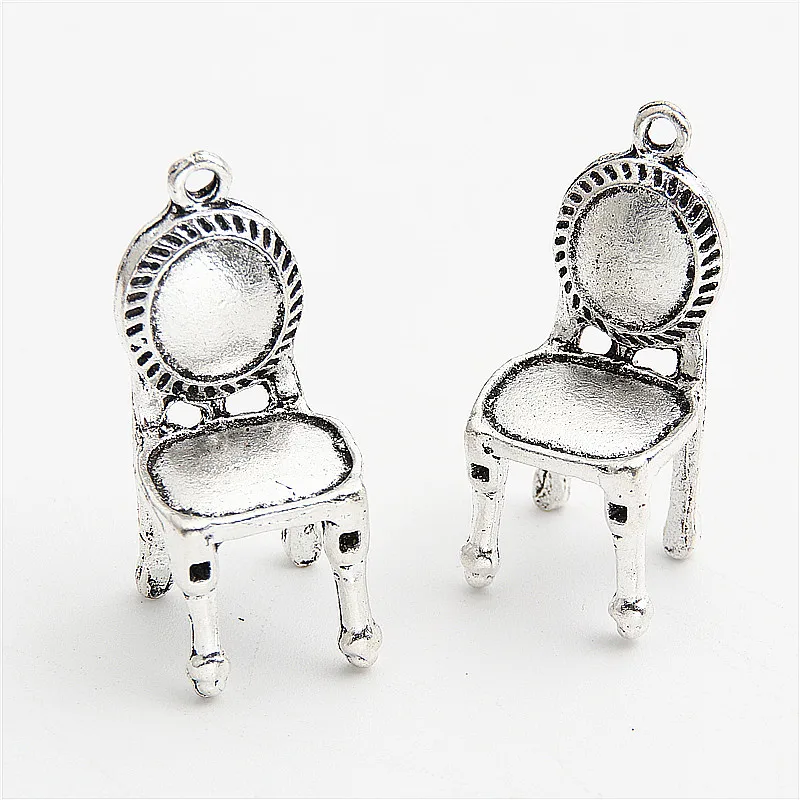 10pcs Antique Silver Small cute 3D chair Furniture charms Wholesale Bracelet Trendy Pendant for Jewelry Finding 31x14mm A2965 10pcs Antique Silver Small cute 3D chair Furniture charms Wholesale Bracelet Trendy Pendant for Jewelry Finding 31x14mm A2965