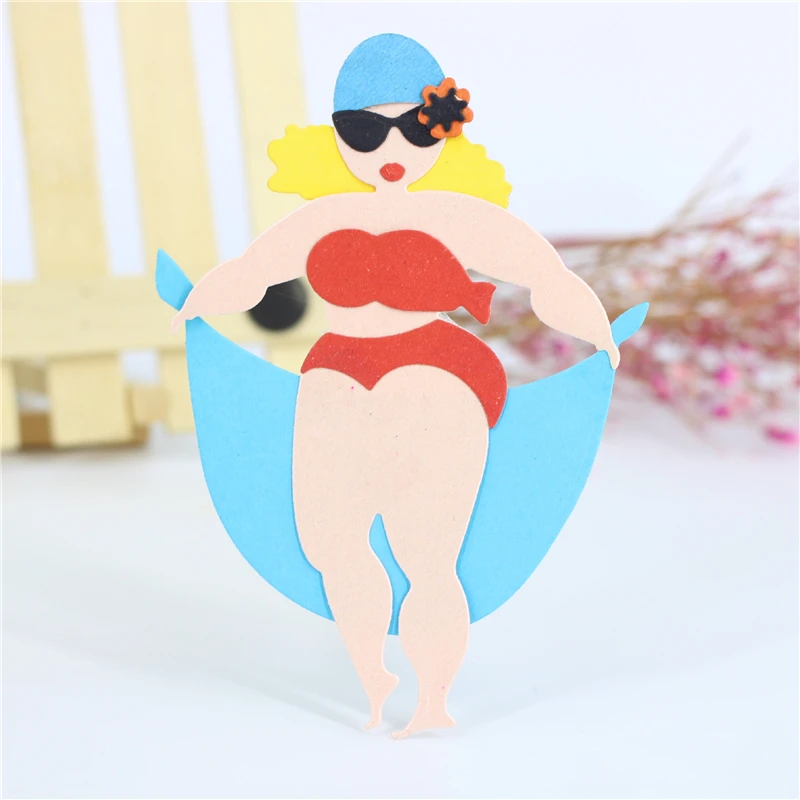 Summer Cutting Dies DIY Hat Glasses Swim Women Stencils Scrapbooking/Photo Album Embossing Paper Card Cutter Crafts Decoration | Дом и сад