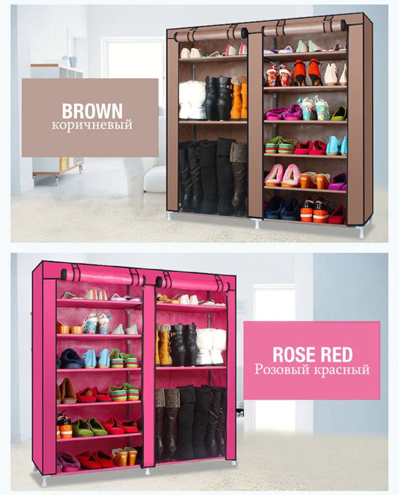 36- Pair Portable Canvas Shoe Rack in Nairobi