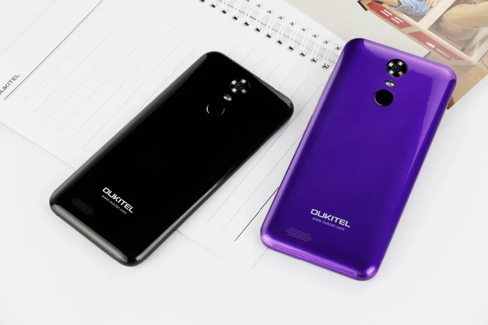 Oukitel C8 18:9 Дисплей 5." Смартфон Android 7.0 MT6580A 4 ядра 3000 мАч 2 ГБ+ 16 ГБ отпечатков пальцев 13MP мобильного телефона