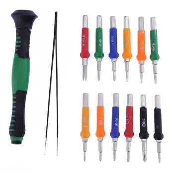 

Alloet 12 in 1 Phone Repair Screwdriver Set Repair Handle Tool for Mobile Phone Notebook Repairing